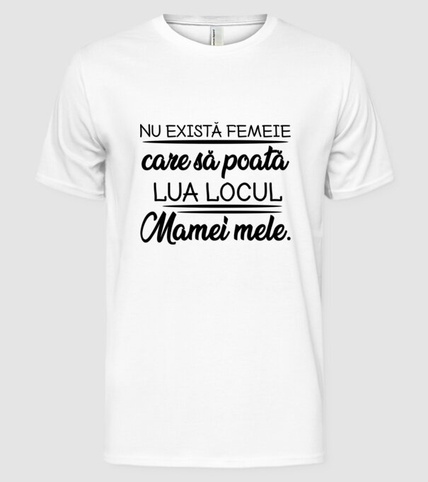 Nu exista femeie model alb pe tricou