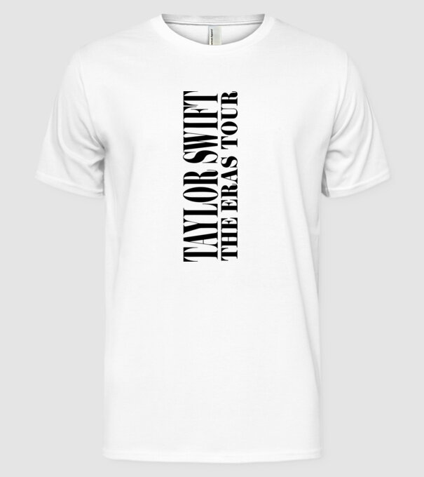 Taylor Swift Eras tour back 2 model alb pe tricou