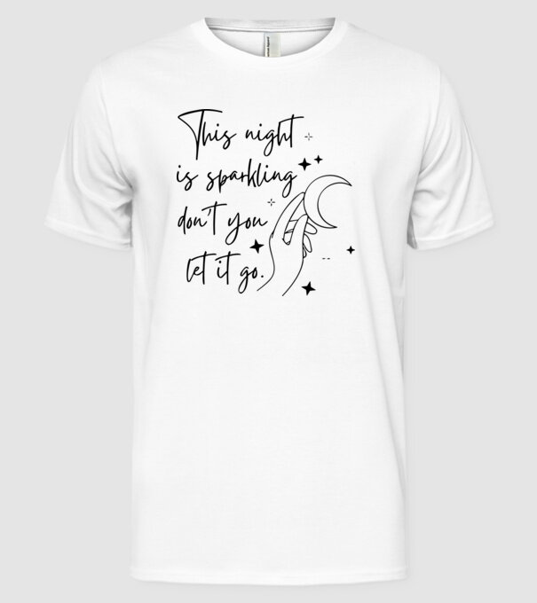Taylor Swift this night model alb pe tricou