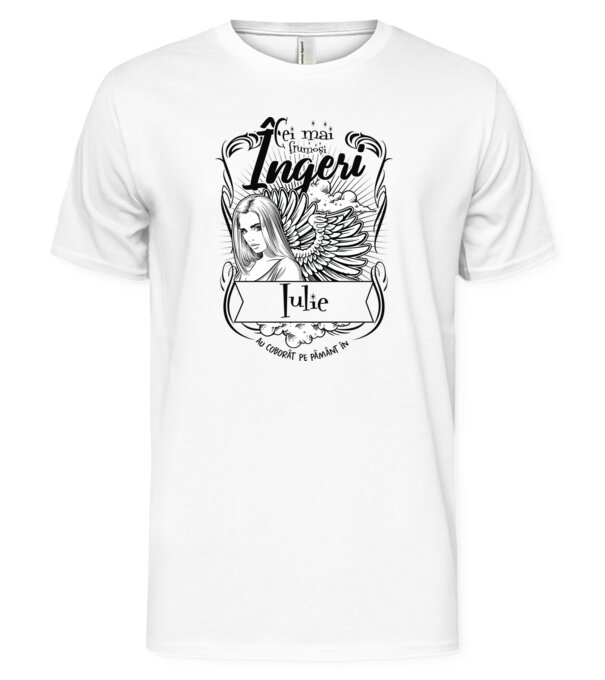  model  pe tricou