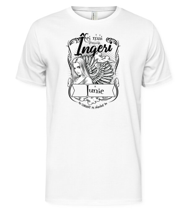  model  pe tricou