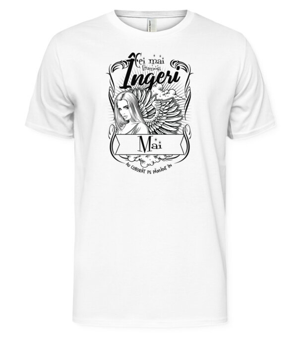  model  pe tricou