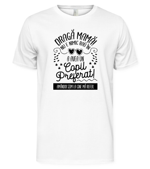  model  pe tricou