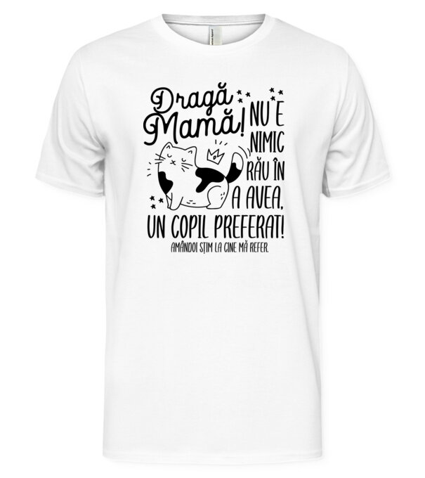  model  pe tricou