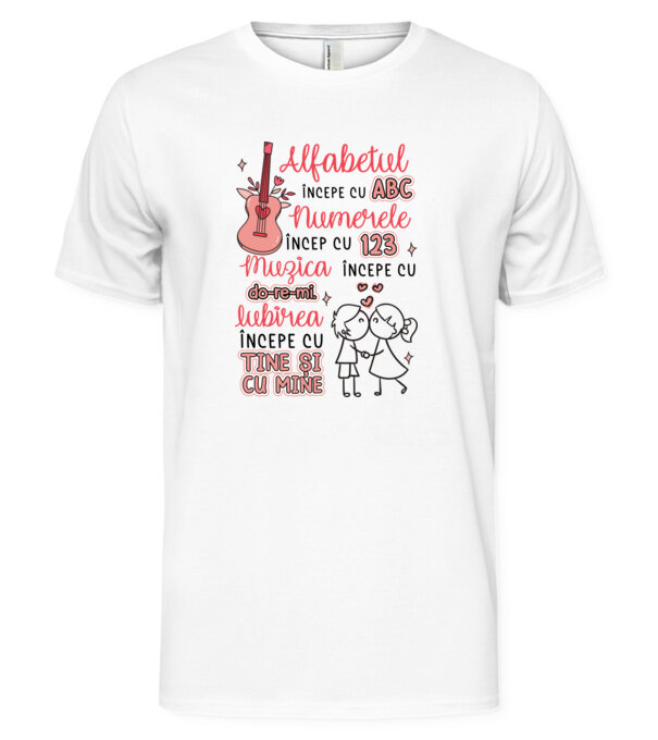  model  pe tricou