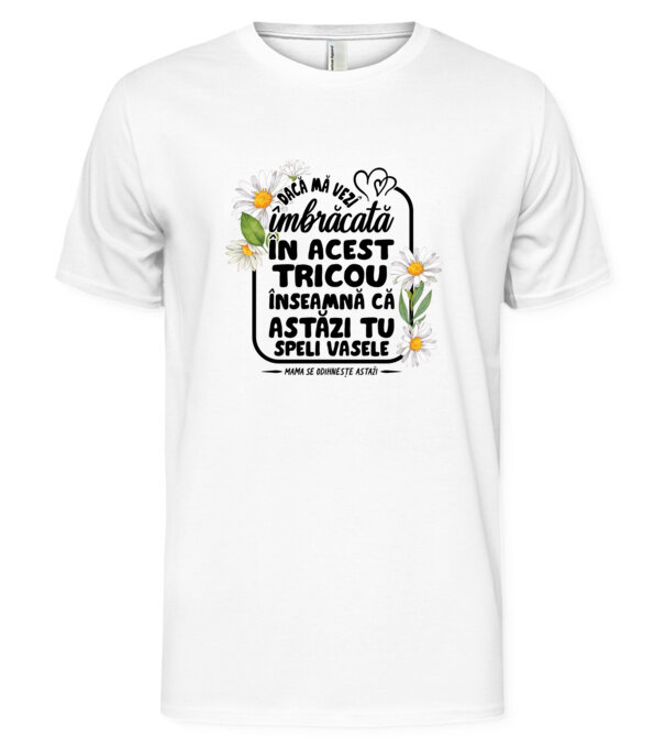  model  pe tricou