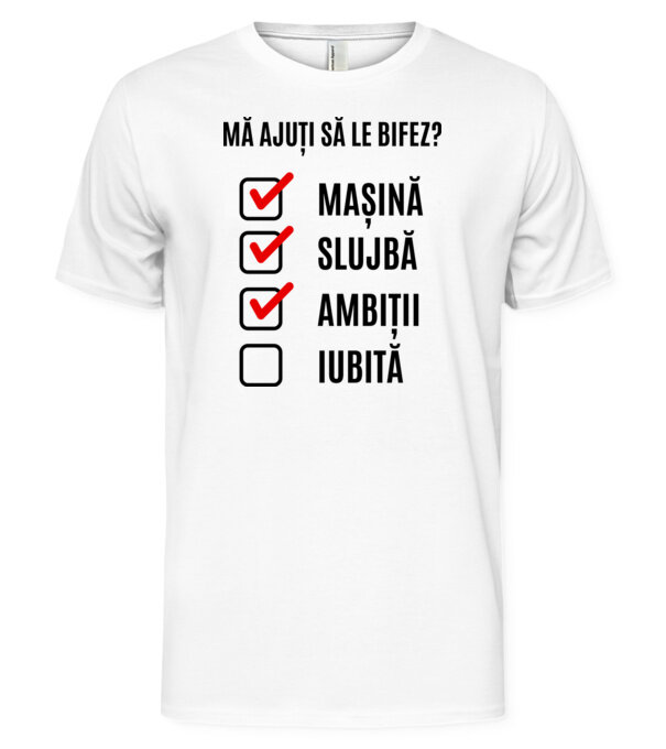  model  pe tricou