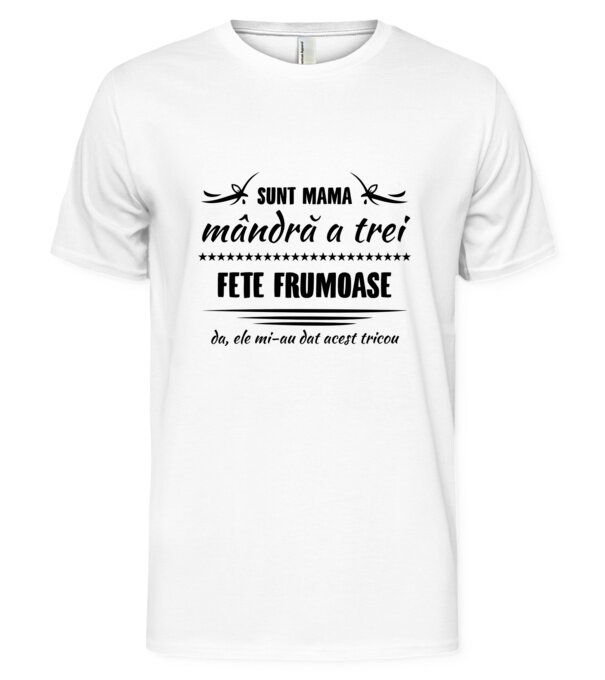  model  pe tricou