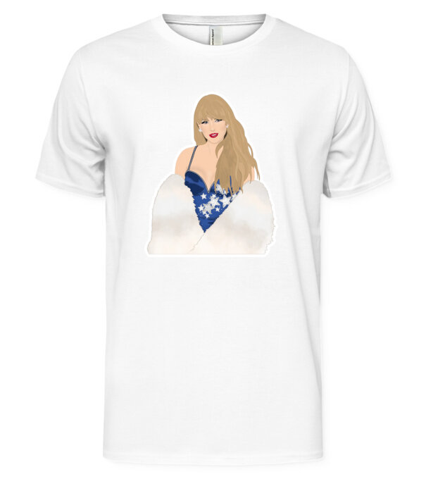  model  pe tricou