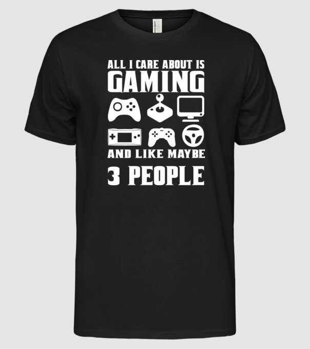 All i care about... model negru pe tricou