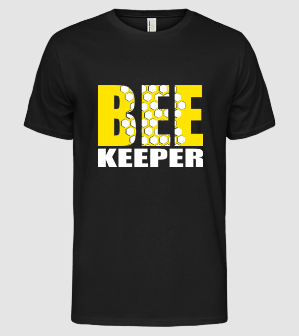 BeeKeeper model negru pe tricou