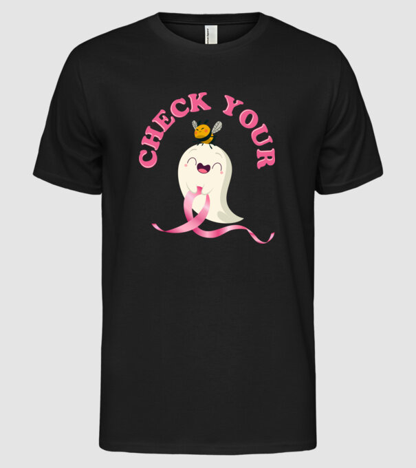 Check your boo-bees model negru pe tricou