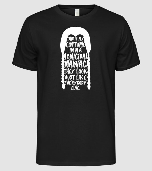 Acesta este costumul meu model negru pe tricou