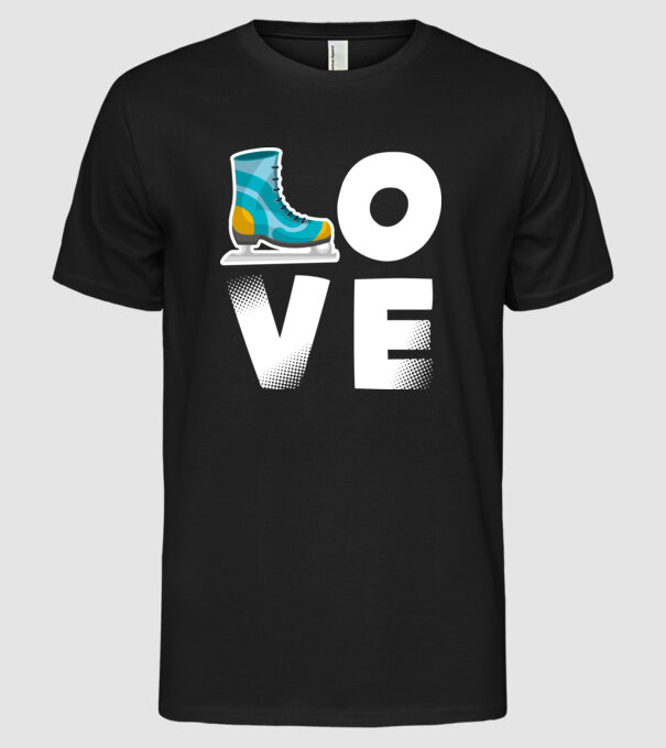 love model negru pe tricou