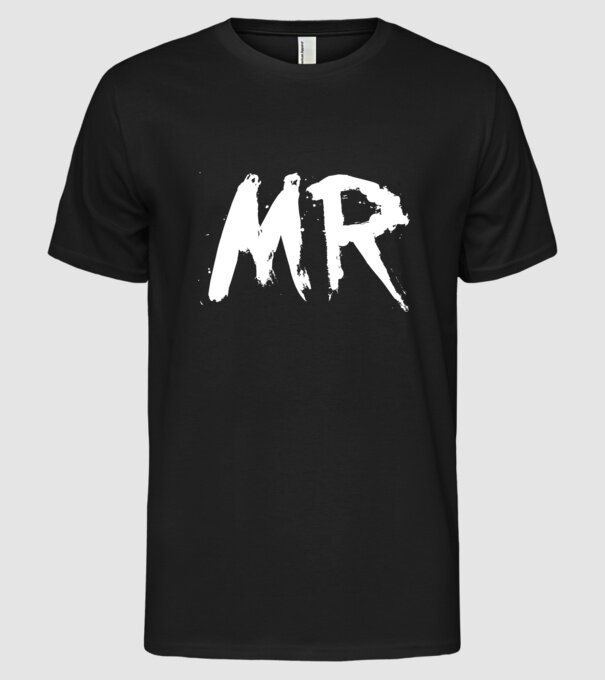 Mr. model negru pe tricou