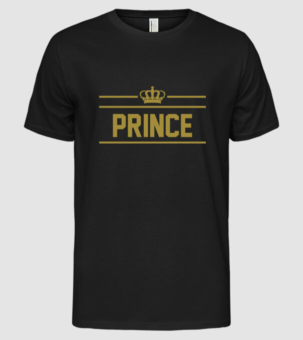 Prince model negru pe tricou