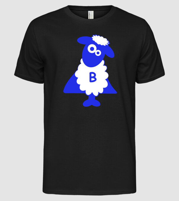 SuperMiel model negru pe tricou