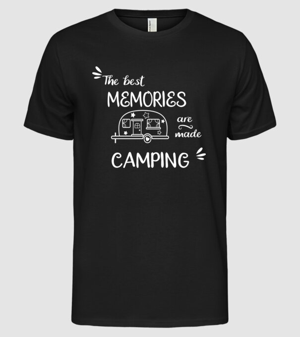 The best memories model negru pe tricou