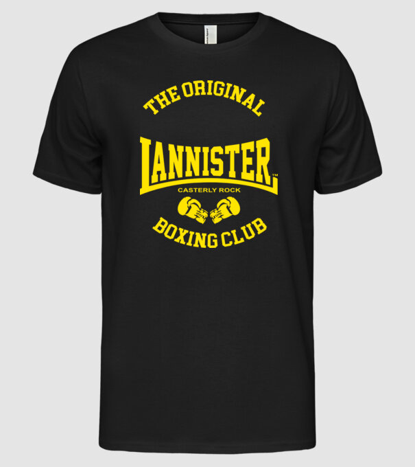 The Original Lannister model negru pe tricou
