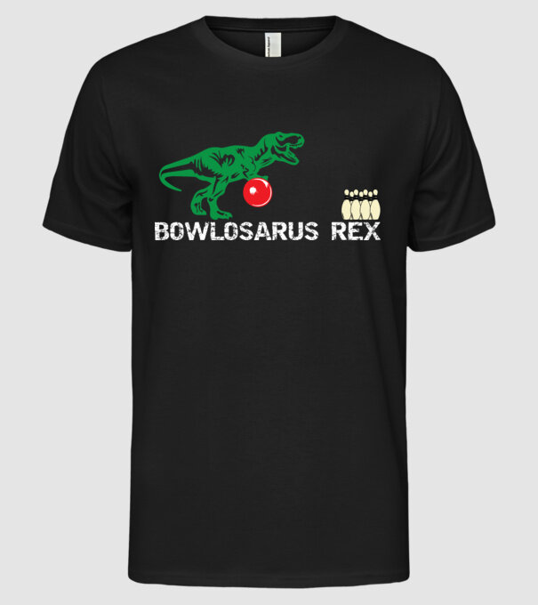Trex model negru pe tricou