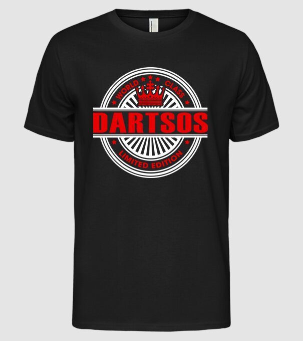 World class magyar DARTS model negru pe tricou