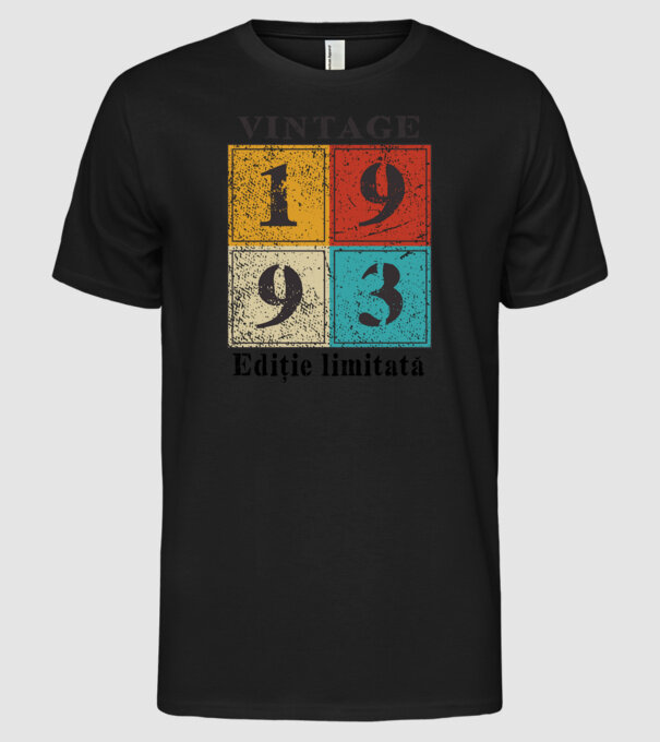 1993 - Ediție limitată model negru pe tricou