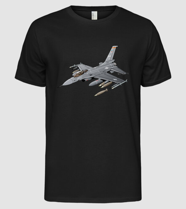 Avioane model negru pe tricou