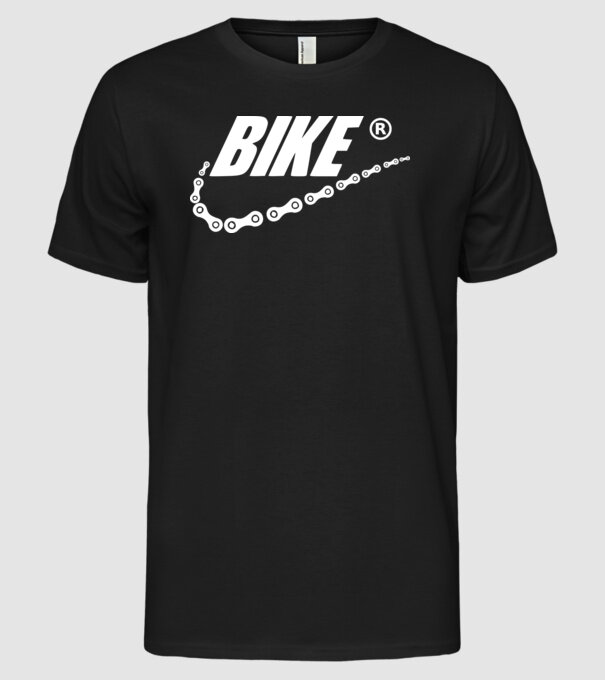 Bike model negru pe tricou