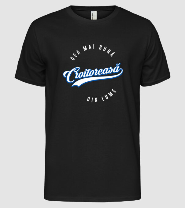 Cea mai bună croitoreasă din lume model negru pe tricou