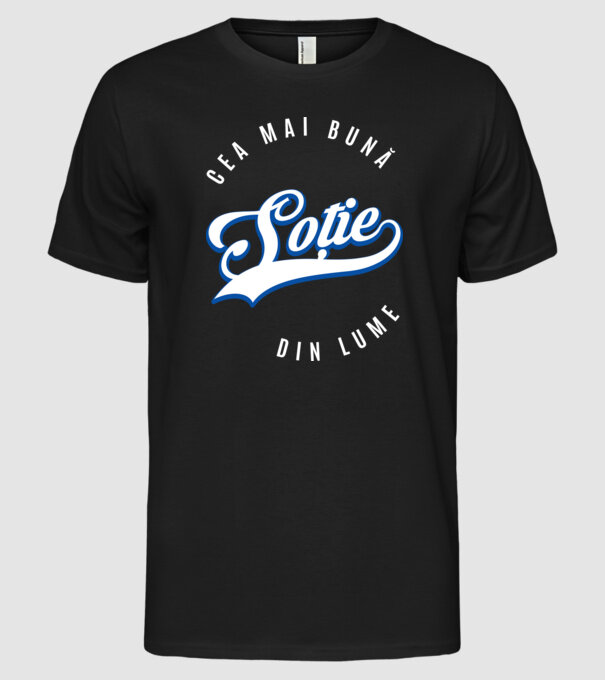 Cea mai bună SOȚIE din lume model negru pe tricou