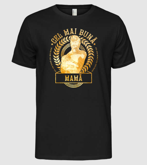 Cea mai bună mamă model negru pe tricou