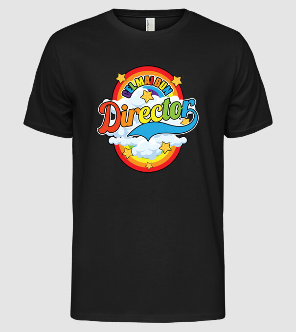Cel mai bun director model negru pe tricou