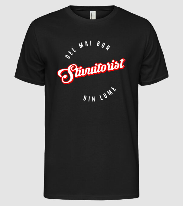 Cel mai bun STIVUITORIST din lume model negru pe tricou