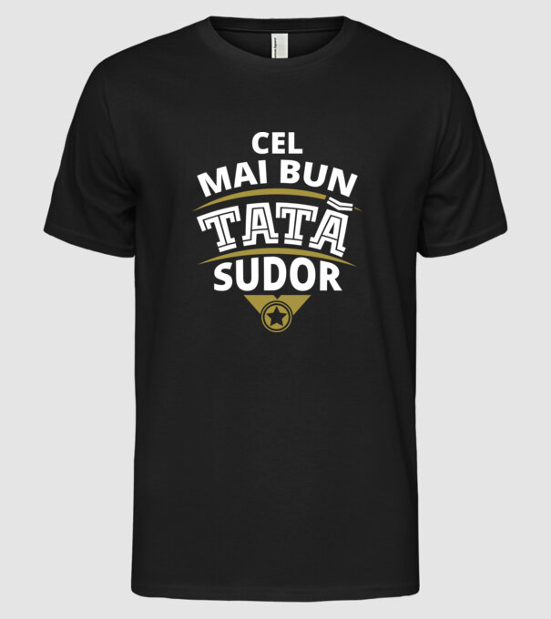 Cel mai bun tată sudor model negru pe tricou