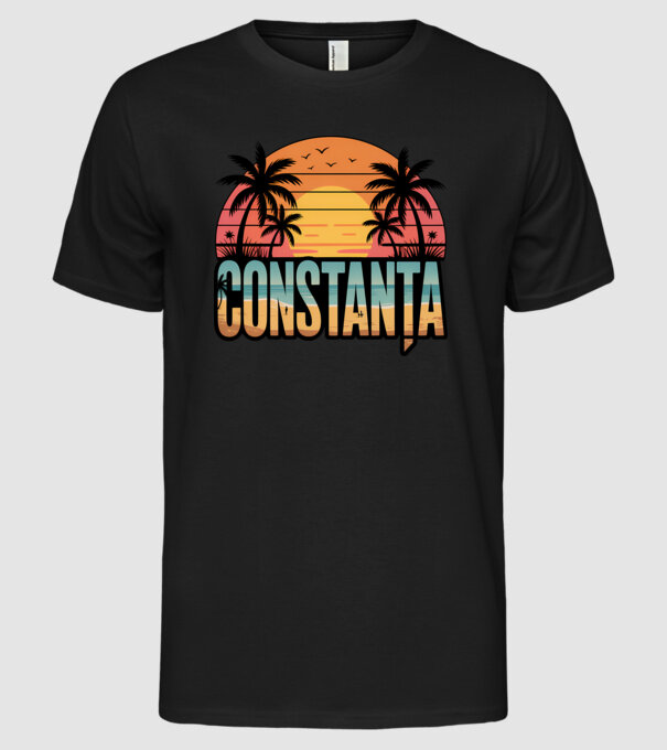 Constanța model negru pe tricou