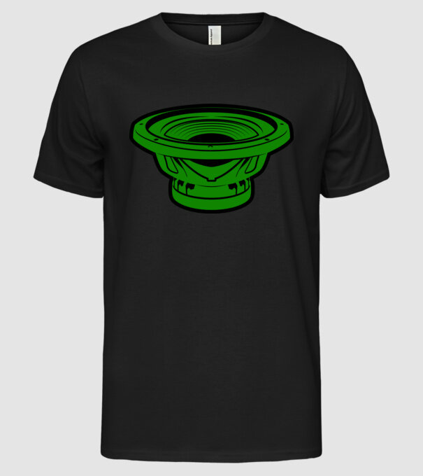 Difuzor model negru pe tricou