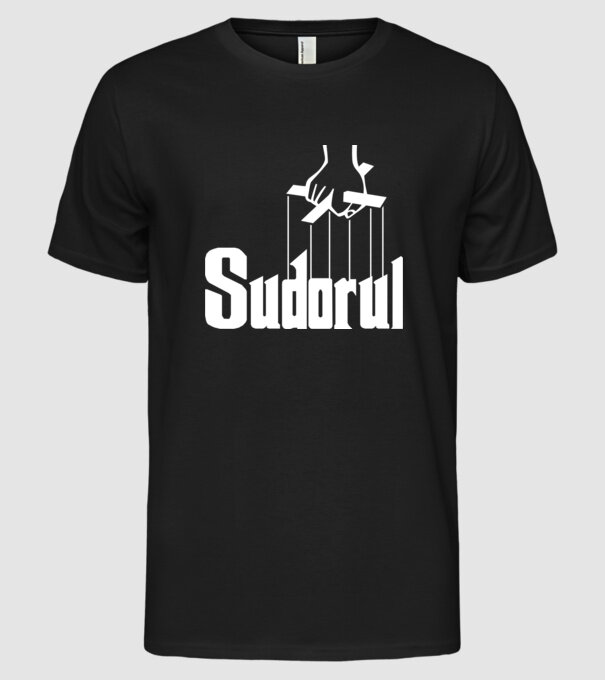 Sudorul model negru pe tricou
