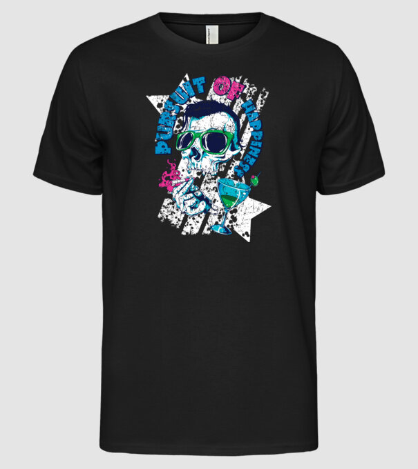 Graffiti model negru pe tricou