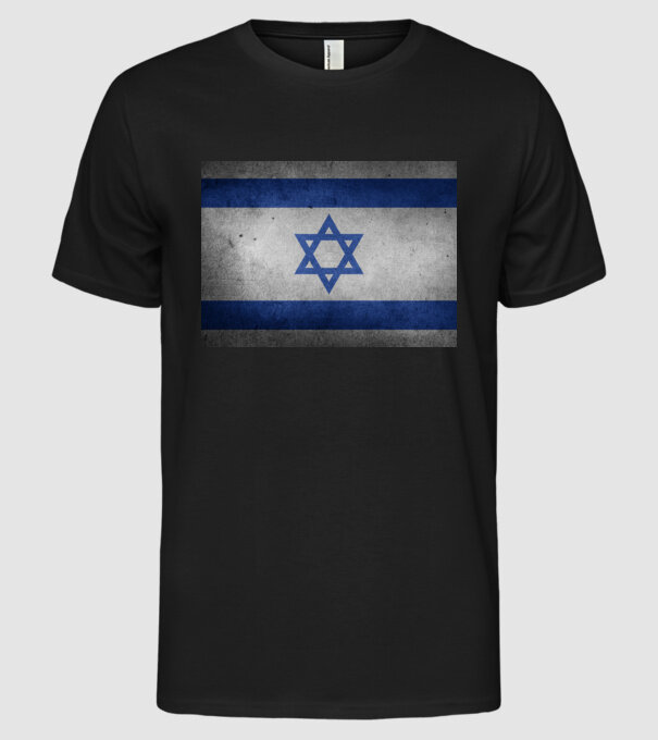 ISRAEL model negru pe tricou
