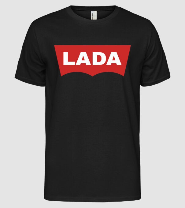 Lada Levis model negru pe tricou