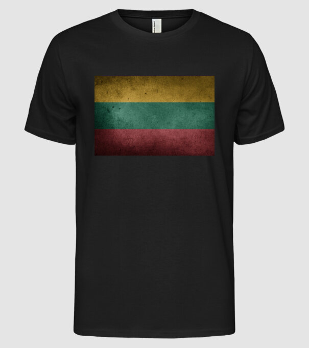 LITHUANIA model negru pe tricou
