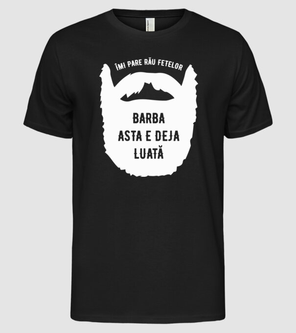 îmi pare rău fetelor, barba asta e deja luată model negru pe tricou
