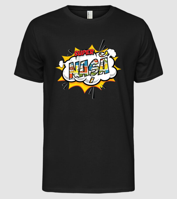 Nașă model negru pe tricou
