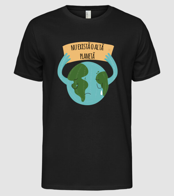 nu există o altă planetă model negru pe tricou