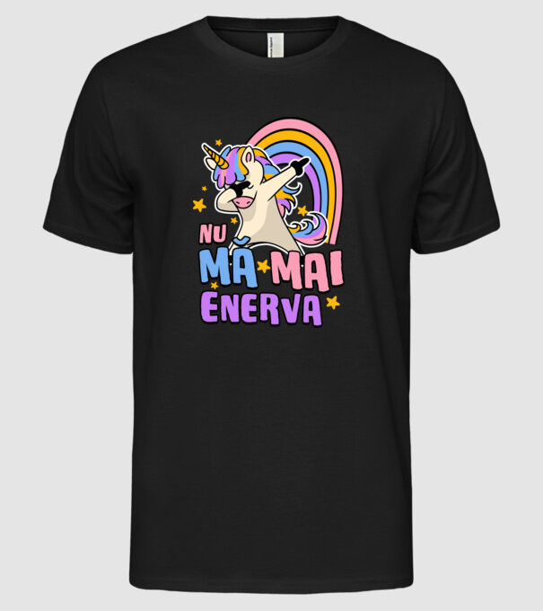 Nu mă mai enerva model negru pe tricou