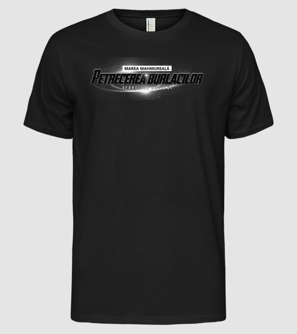 Petrecere de burlac Sfârșitul jocului model negru pe tricou