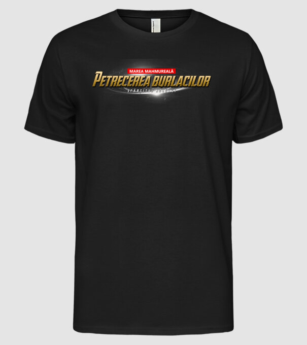 Petrecere de burlac Sfârșitul jocului model negru pe tricou