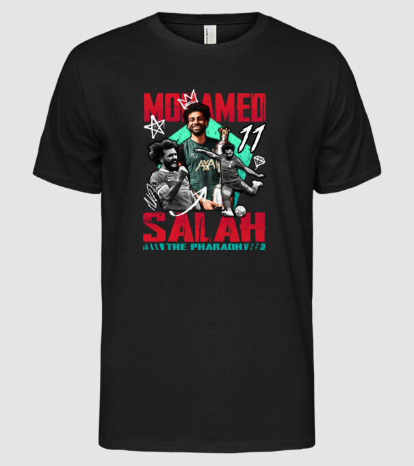 Salah tribute model negru pe tricou