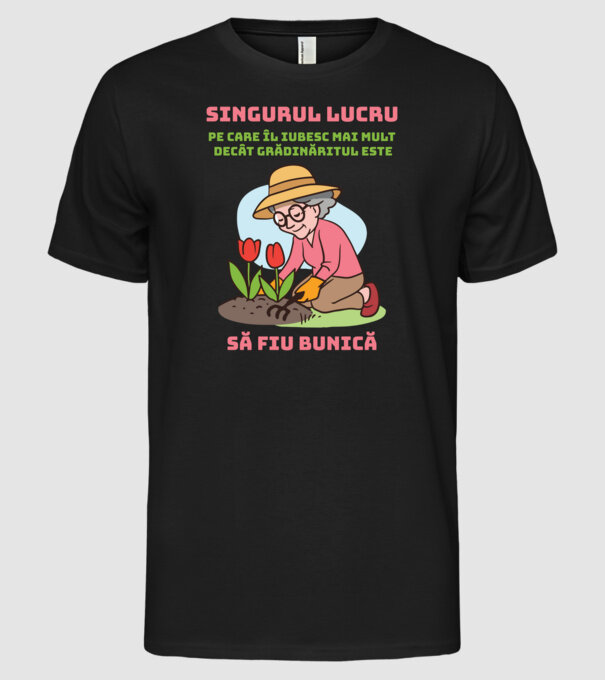 Singurul lucru model negru pe tricou