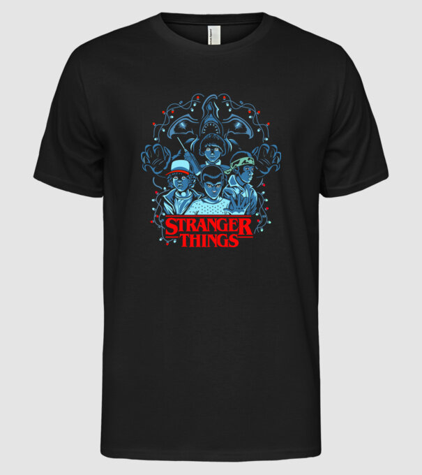 ST model negru pe tricou